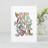 Lavez-Vous Les Mains Et Vendre Votre Carte pour no (Debout devant)