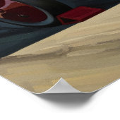 L'AVIATRICE (The Aviatrix) - Originele art deco ku Poster (Hoek)