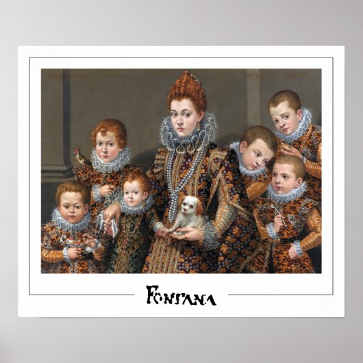 Lavinia Fontana Zedign Affiche d'art #6 (Devant)