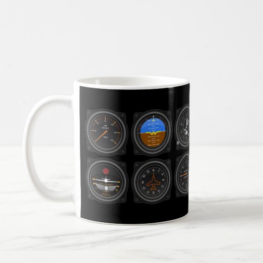 L'Avion Gages Café Mug (Gauche)