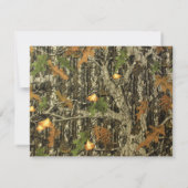 Lavish Camo Wedding RSVP (Dos)