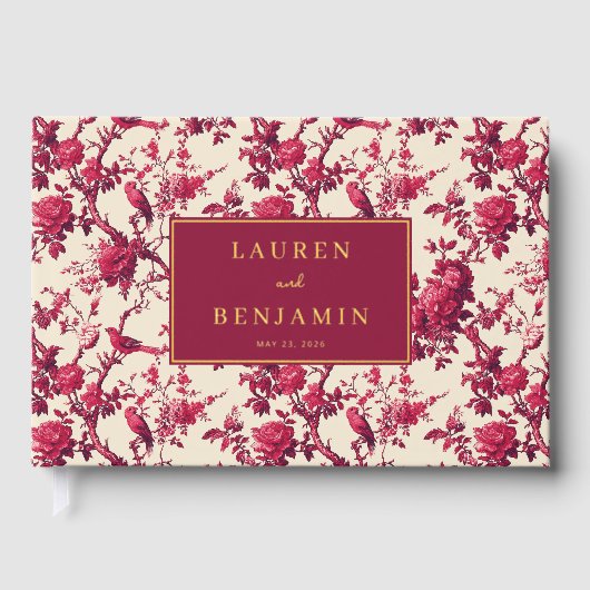 Lavish Crimson Blooms Wedding (Recto)