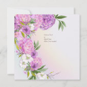 Lavish Faire-part de mariage (Dos)