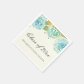 Lavish Florals Graduation Party Napkins Servetten (Hoek)