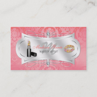 Lavish Grapefruit Peach Sparking Cosmetologist Visitekaartje