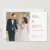 Lavish Mariage Rose Faire-part (Devant)