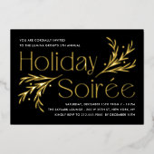 Lavish Soirée Foil Fête Invitation (Recto)