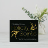 Lavish Soirée Folie Holiday Invitation Briefkaart (Staand Voorkant)