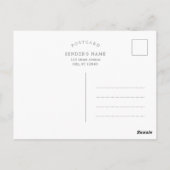 Lavish Soirée Holiday Party Invitation Briefkaart (Achterkant)