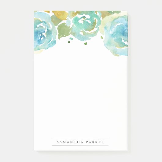 Lavish | Waterverf Florals Post-it® Notes (Voorkant)