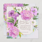 Lavish Wedding Uitnodiging (Voorkant / Achterkant)