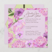 Lavish Wedding Uitnodiging (Voorkant / Achterkant)