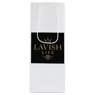 Lavish Wine Gift Bag  Wijn Cadeautas