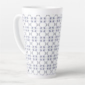 L'avocat de la Marine et White Gavels Latte Mugs (Angle gauche)