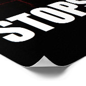 L'Avortement Arrête Une Poster Coeur Battant (Coin)