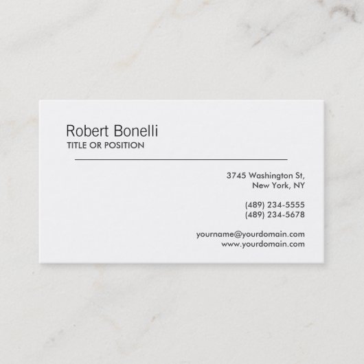 Law Automotive Bakery Music DJ Etc Carte de visite (Devant)