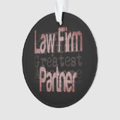Law Firma Partner Extraordinaire Ornament (voorkant)