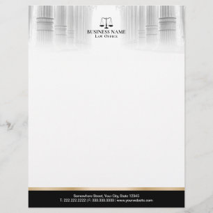 Law Kantoor Professional Lawyer Attorney Letterhea Briefhoofd