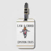 Law & Order Bagagelabel (Voorkant (verticaal))