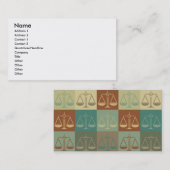 Law Pop Art Visitekaartje (Voorkant / Achterkant)