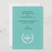 Law School Afstuderen aankondiging (Voorkant)