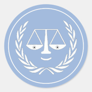 Law School Afstuderen Lawyer Classic Round Sticker