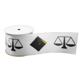 Law School Afstuderen Satin Ribbon Lint (Spoel)