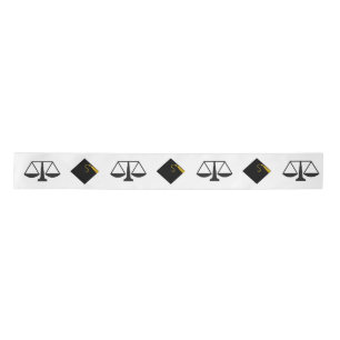 Law School Afstuderen Satin Ribbon Lint