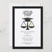 Law School Graduation Party Invitation (Devant)