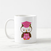Law School Owl Gift Idee Koffiemok (Links)