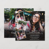 Law School Photo Collage Afstuderen Square Kaart (Voorkant / Achterkant)