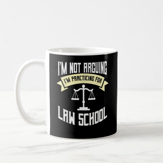 Law School Student Aspiring Future Attorney Lawyer Koffiemok (Links)