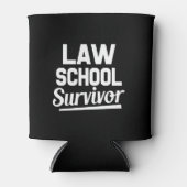 Law School Survivor grappige koelbox Blikjeskoeler (Voorkant)