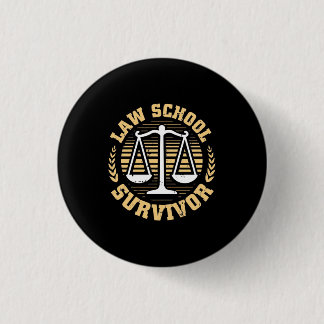 Law School Survivor Ronde Button 3,2 Cm