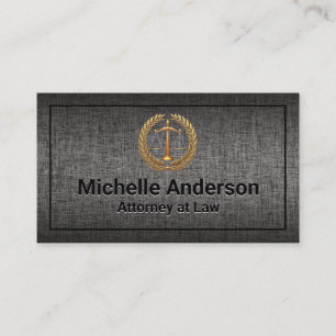 Law Seal Logo   Grijze weefselstructuur Visitekaartje