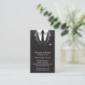 Law Suit Visitekaartje (Staand voorkant)