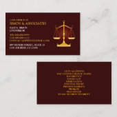 Law Visitekaartje (Voorkant / Achterkant)