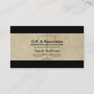 Law Visitekaartje - Simple Texture Lawyer Attorney