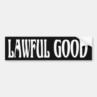 "Lawful Good" Bumpersticker