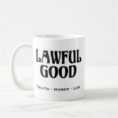 "Lawful Good" Koffiemok (Links)