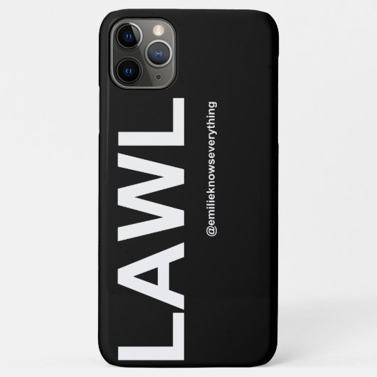 LAWL Premium Phone Case (Achterkant)