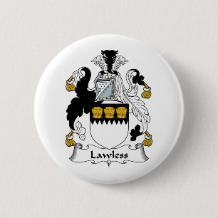 Lawless Family Crest Ronde Button 5,7 Cm