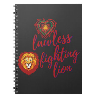 Lawless fighting lion notitieboek