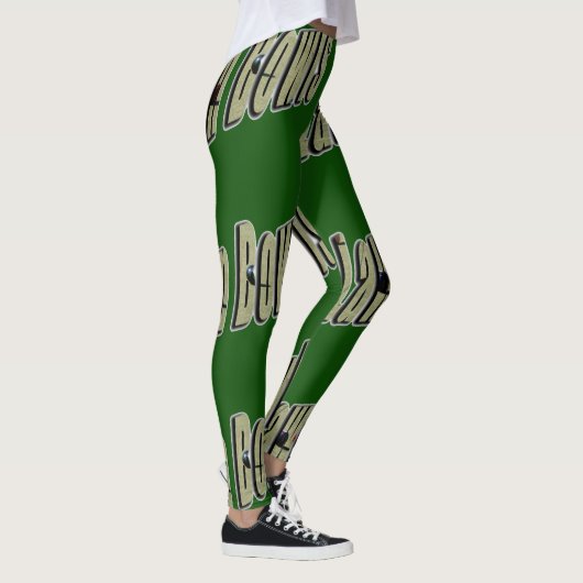 Lawn Bowl Dimensional Logo, Leggings (Rechts)