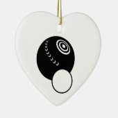 LAWN BOWL KERAMISCH ORNAMENT (Rechts)