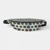 Lawn Bowling geruite Pop Art Pattern, Heuptasje (Voorkant)