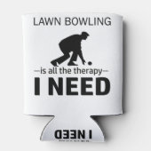 Lawn Bowling is my therapy-RGp8w Blikjeskoeler (Achterkant)