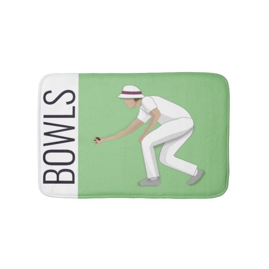 Lawn Bowls Badmat (Voorkant)