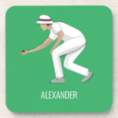Lawn Bowls Bier Onderzetter (Voorkant)