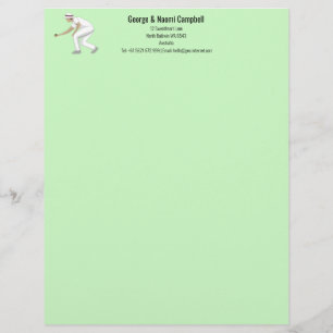 Lawn Bowls Briefhoofd